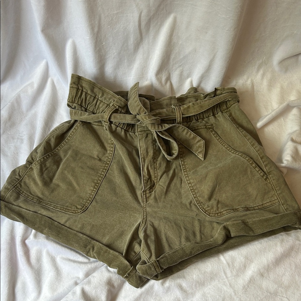 LOFT Olive High Waist Women's Shorts
